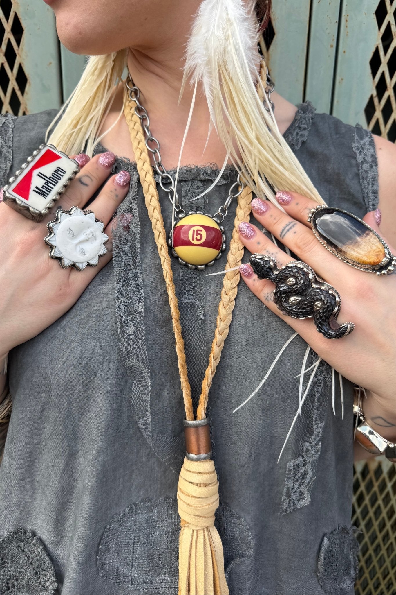 Solid Basic Pool Ball Necklace - ivyandlavyboutique ivyandlavyboutique