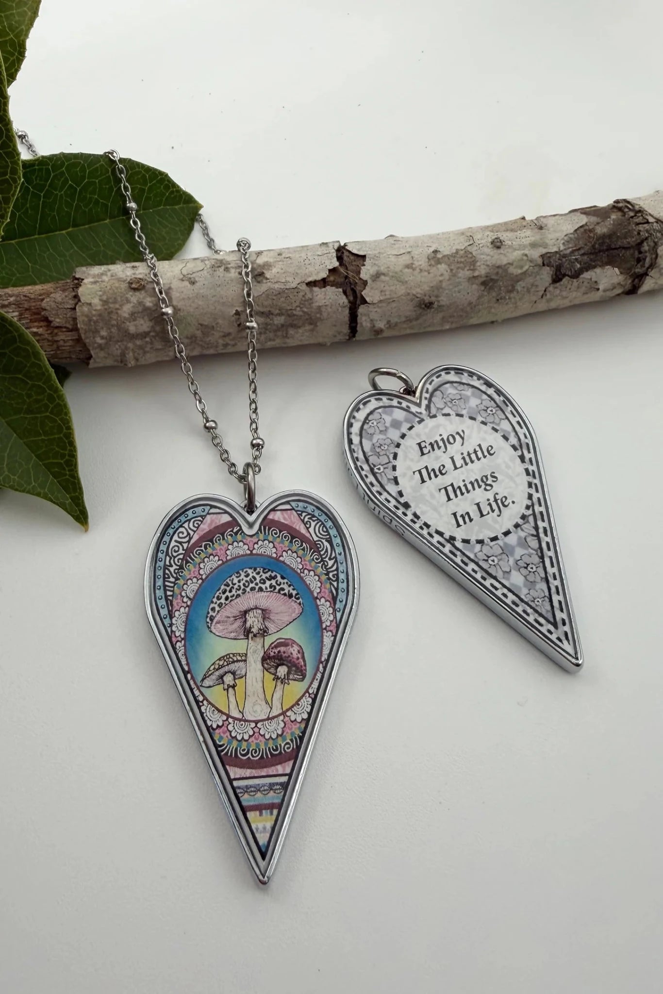 Spirit Lala: Large Mushroom Pendant Necklace - ivyandlavyboutique Spirit Lala