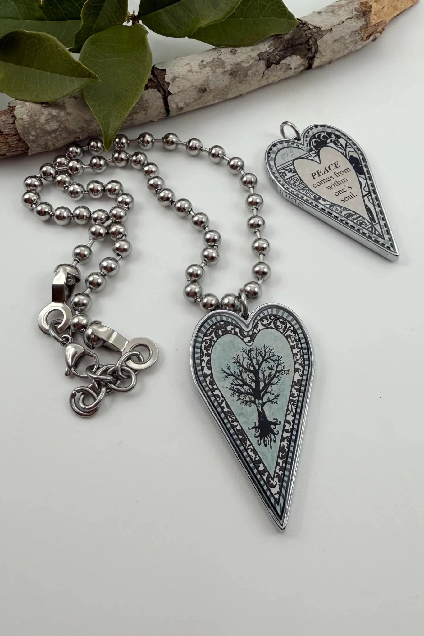 Spirit Lala: Large Tree of Life Heart Pendant Necklace - ivyandlavyboutique Spirit Lala