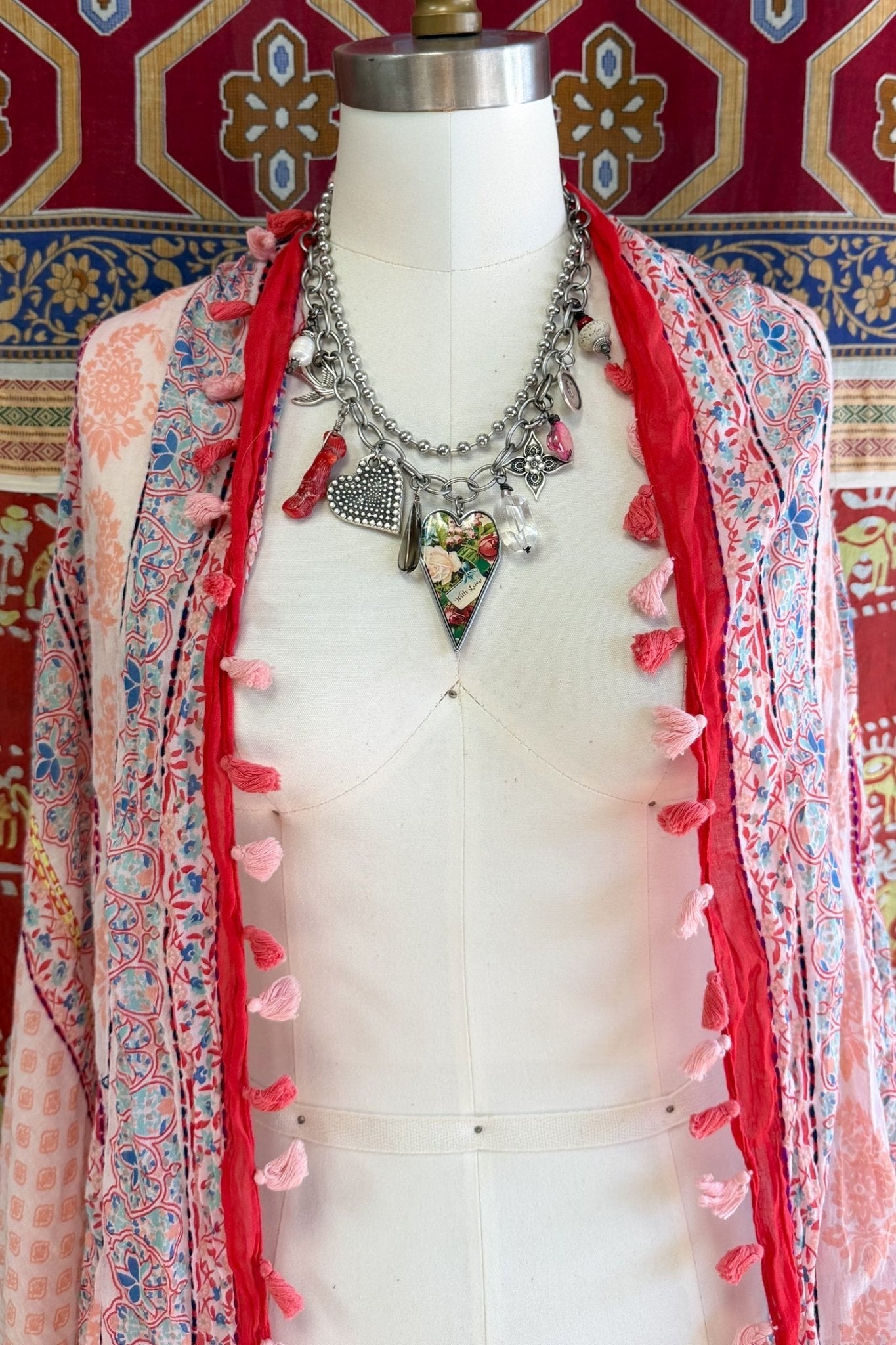 Spirit Lala: "Love Yourself" Large Heart Charm Necklace - ivyandlavyboutique Spirit Lala
