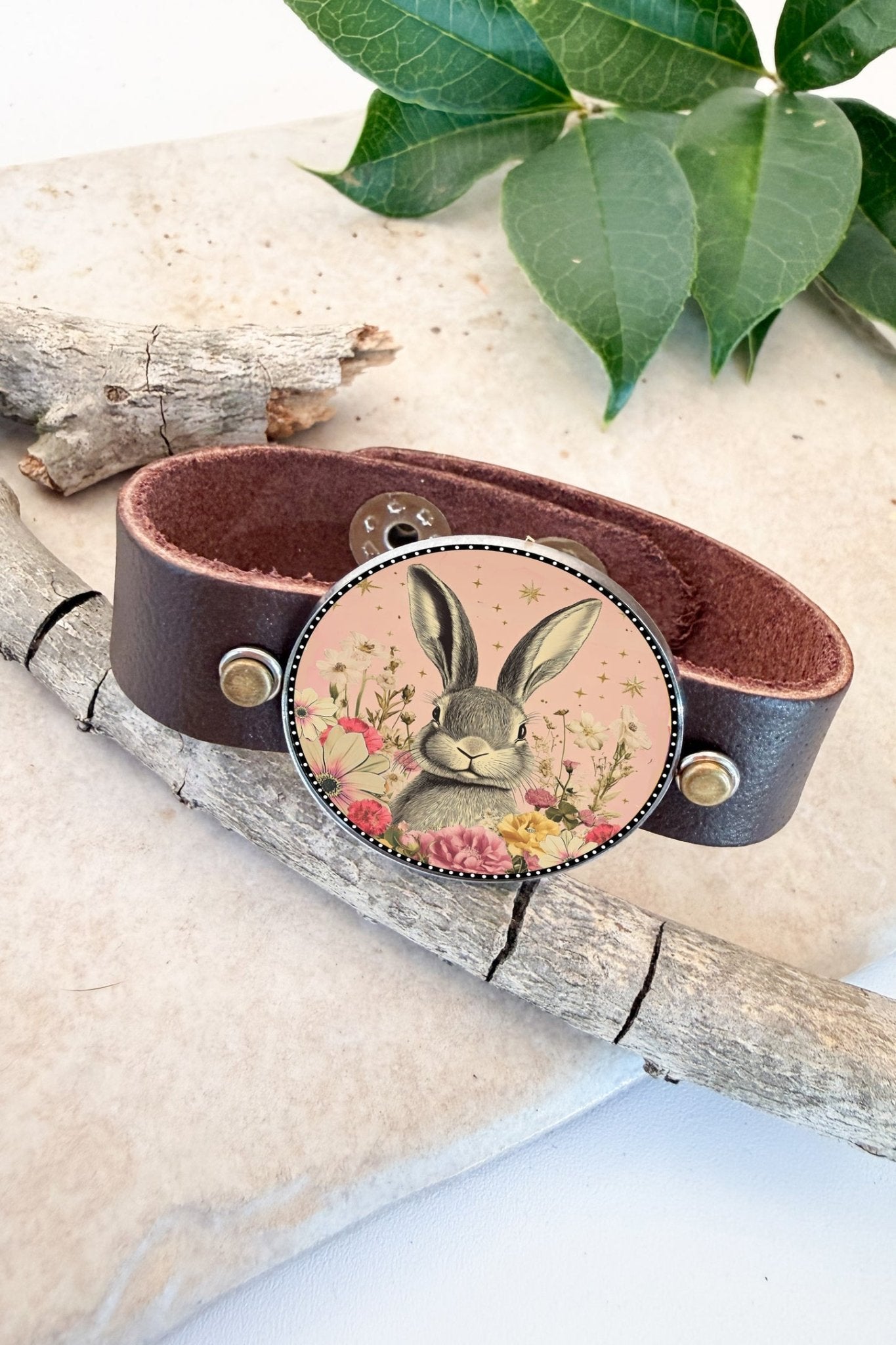 Spirit Lala: Rabbit Pop Art Cuff Bracelet - ivyandlavyboutique Spirit Lala