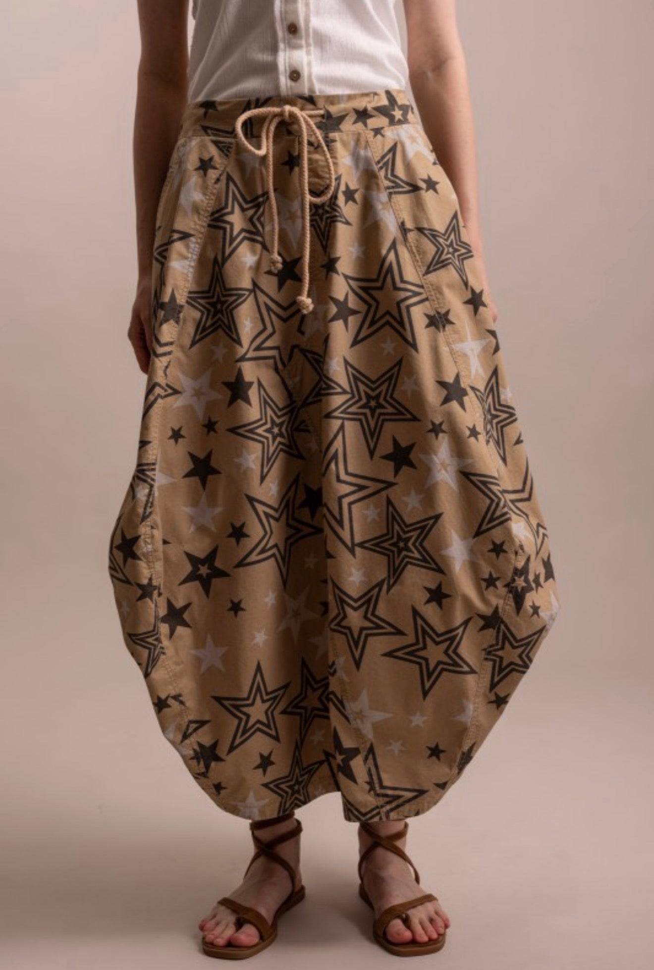 Star Dazer Tie Knot Parachute Skirt - ivyandlavyboutique Blue Velvet