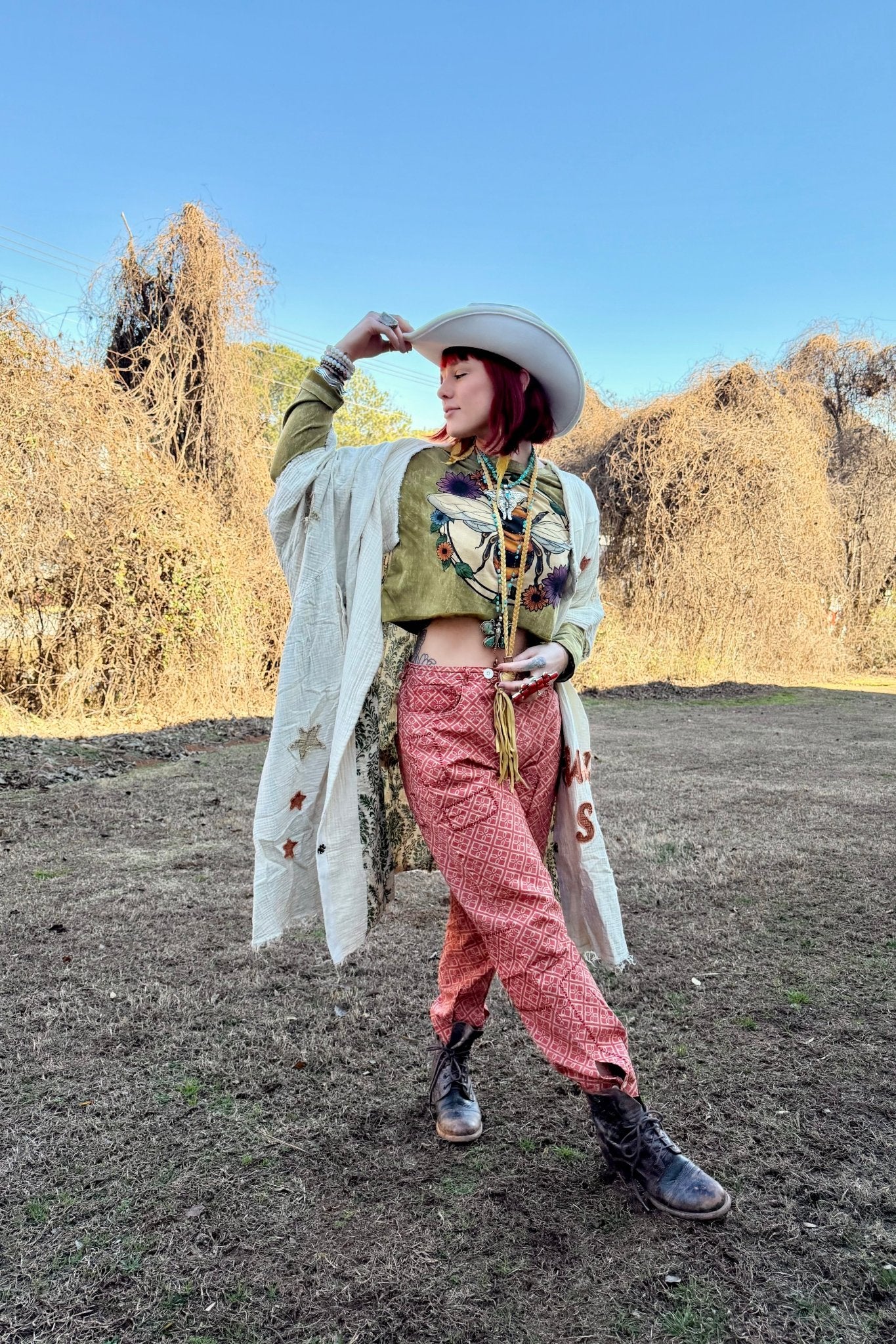 Star Girl Button down Duster Jacket - ivyandlavyboutique Oli&Hali