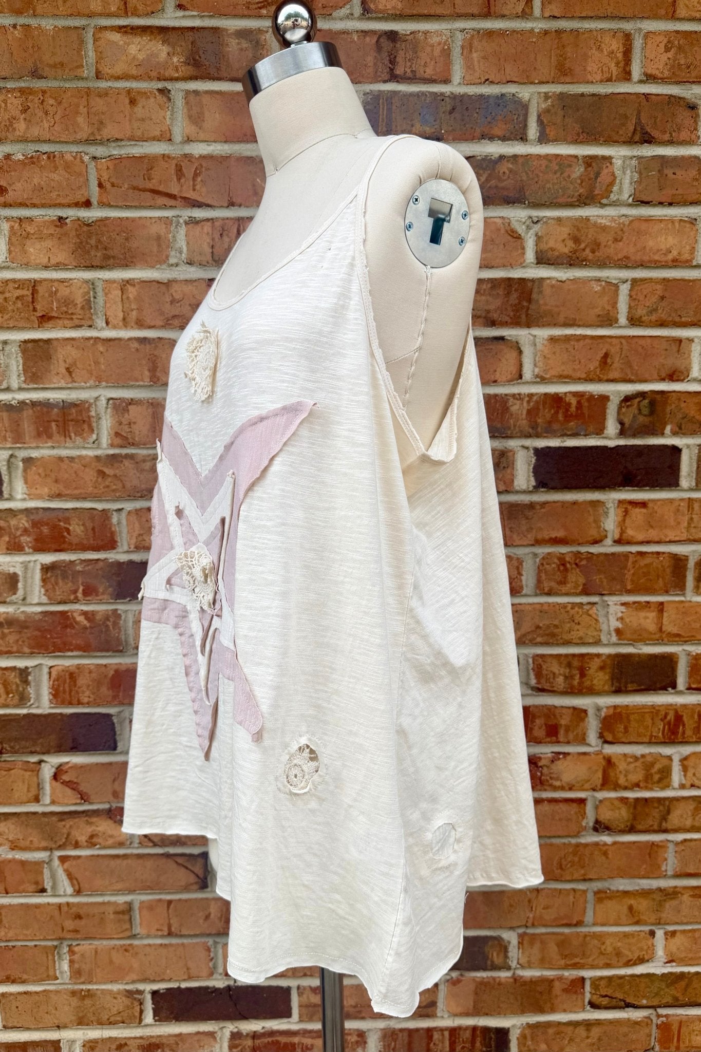 Star Girl Patched Cami - ivyandlavyboutique ivyandlavyboutique