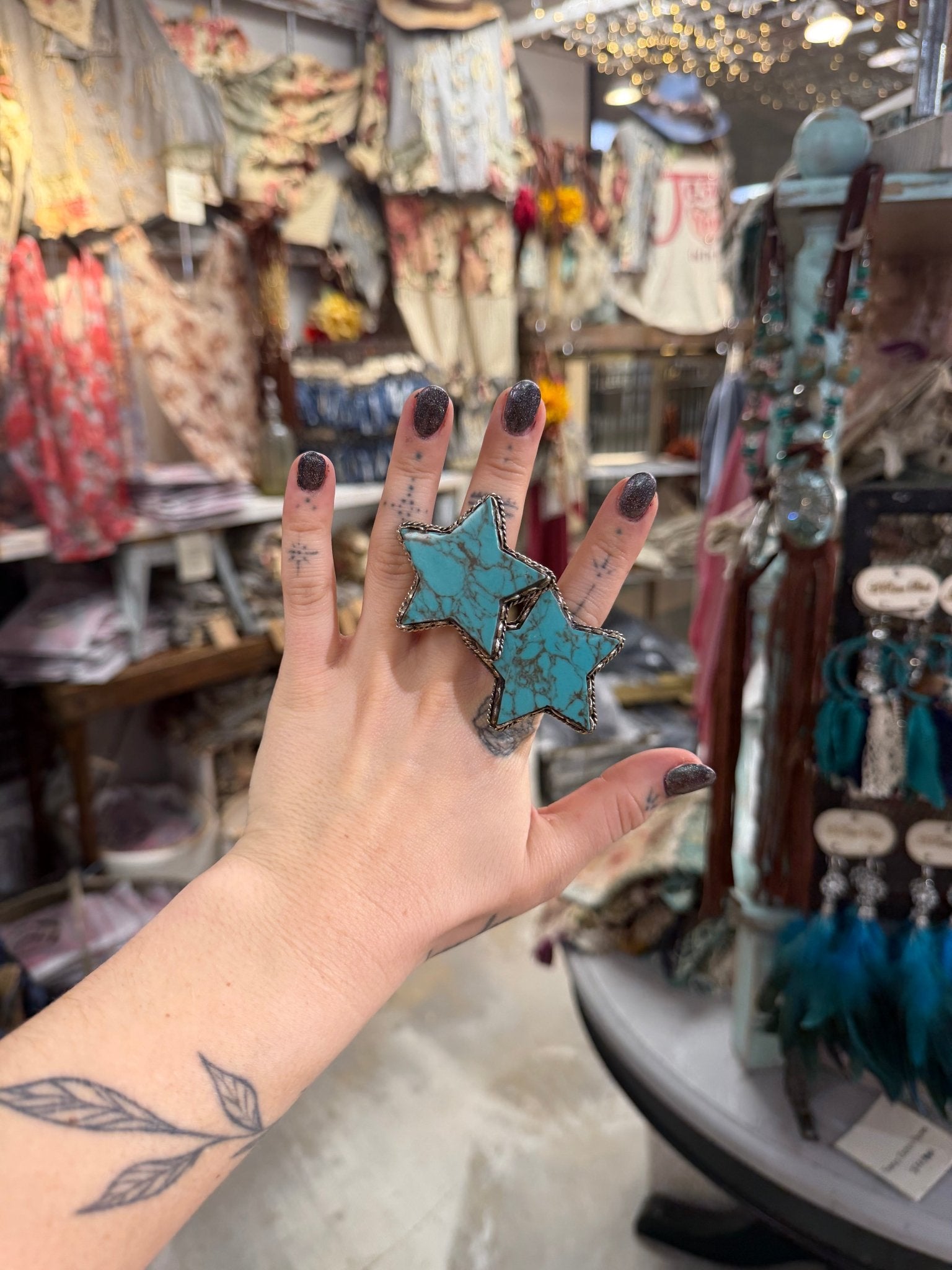 Star in Blue Howlite - ivyandlavyboutique A Rare Bird Shop