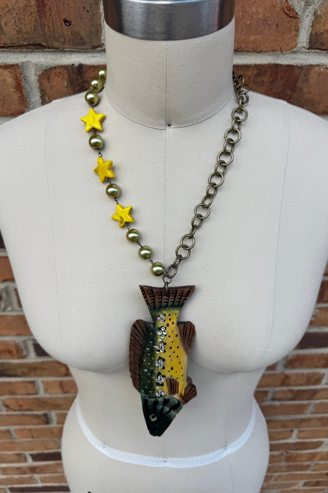 Star of The Sea Fish Necklace - ivyandlavyboutique Gypsy South