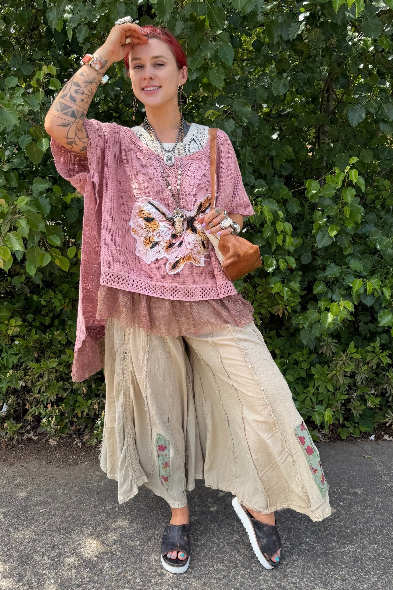 Starburst Songbird Throwover - ivyandlavyboutique A Rare Bird Shop