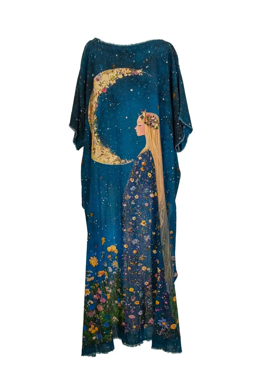 Starry Night Sky Dream Hi Lo Tunic Top - ivyandlavyboutique LeParisPetit by I Love Linen