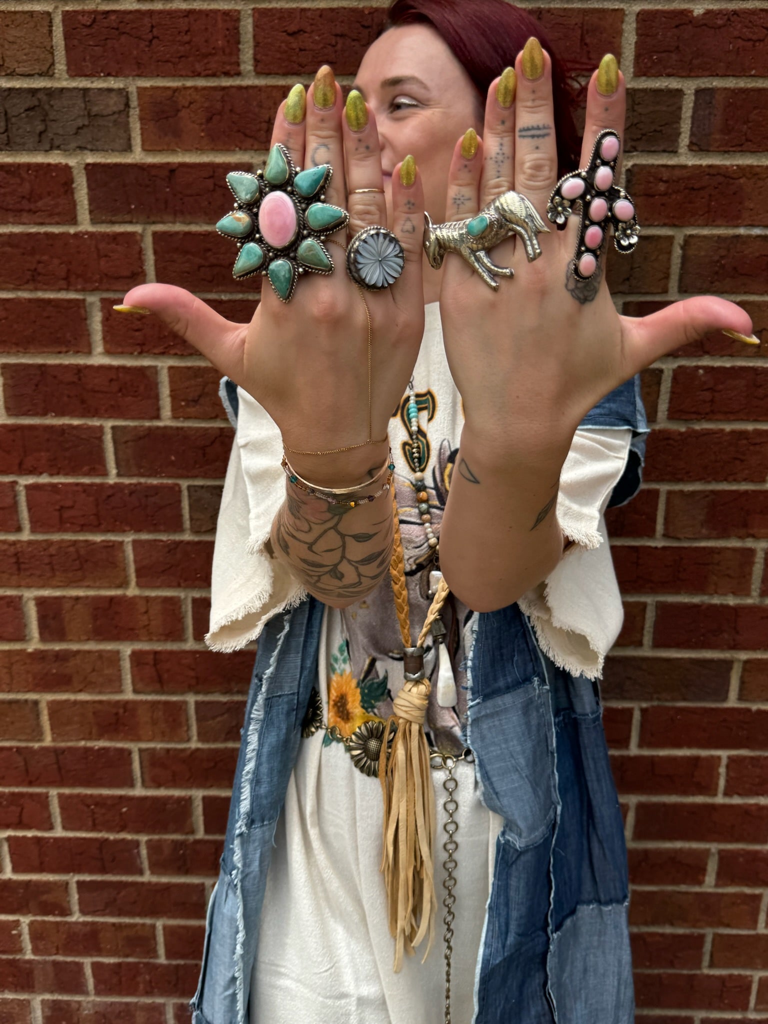 Statement Flower Ring - ivyandlavyboutique ivyandlavyboutique