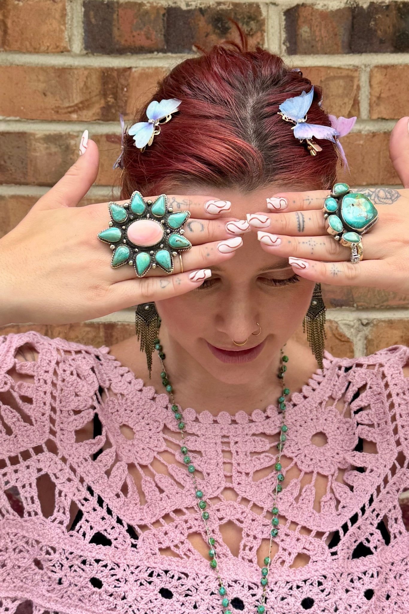 Statement Flower Ring - ivyandlavyboutique ivyandlavyboutique