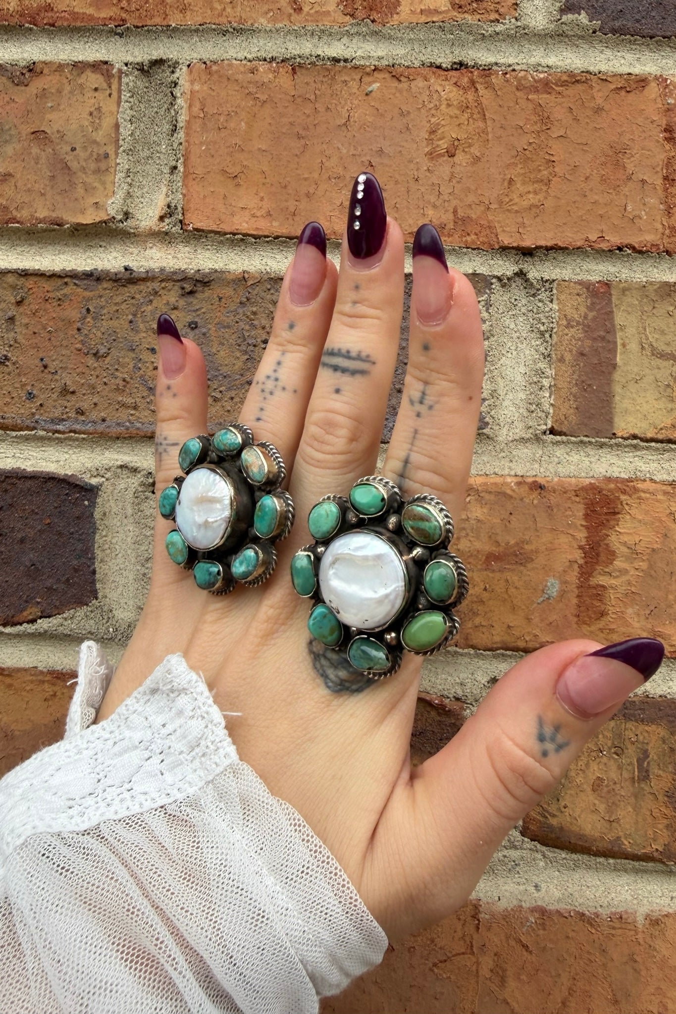 Stoned Flower - ivyandlavyboutique ivyandlavyboutique