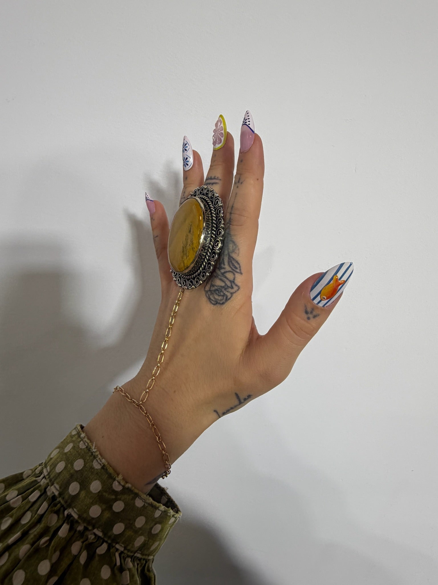 Stop and Stare Stone Ring - ivyandlavyboutique ivyandlavyboutique