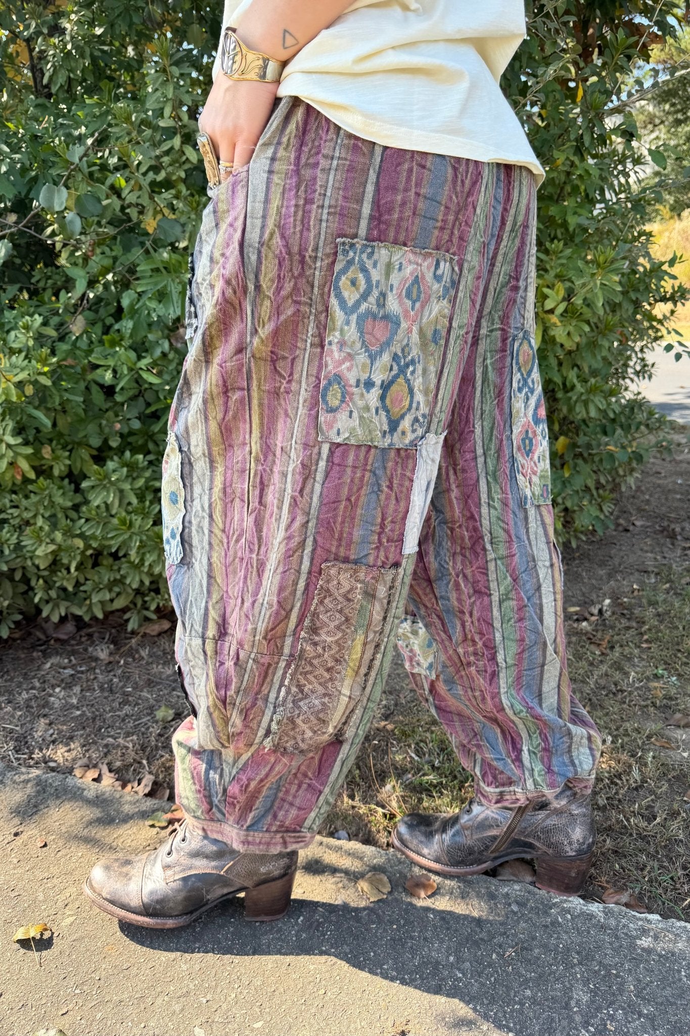 Stormy Evening Pants - Plum - ivyandlavyboutique Jaded Gypsy