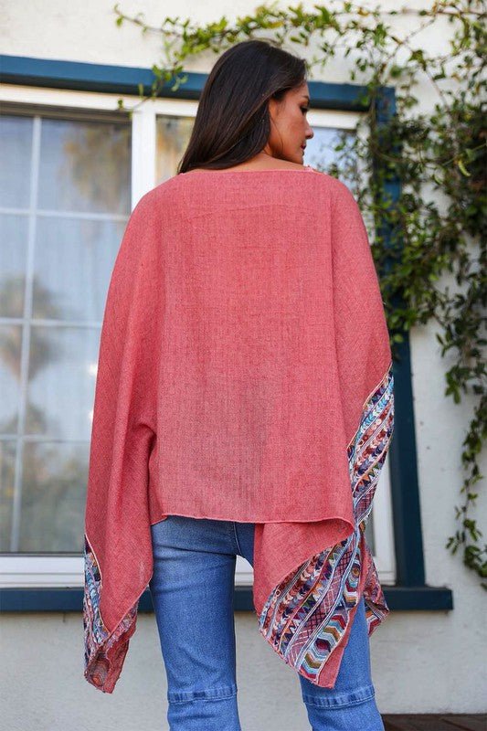 Summer Night Embroidered Sleeve Kimono - ivyandlavyboutique Leto Accessories