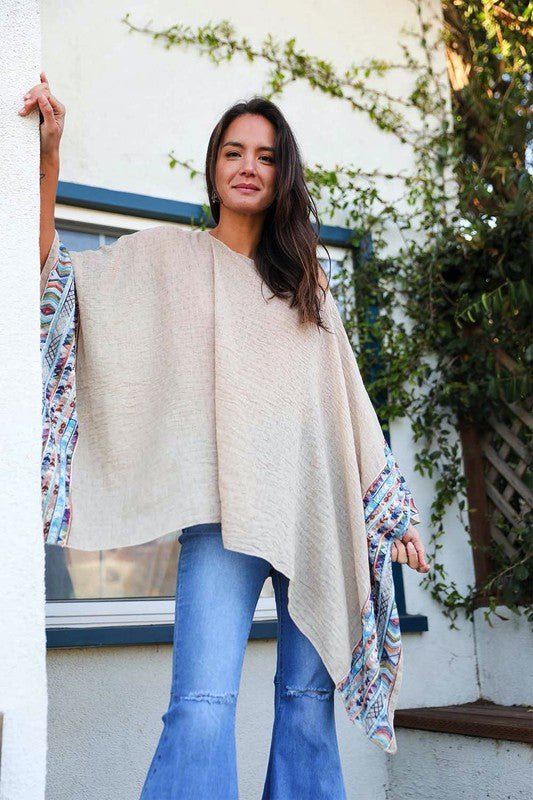 Summer Night Embroidered Sleeve Kimono - ivyandlavyboutique Leto Accessories
