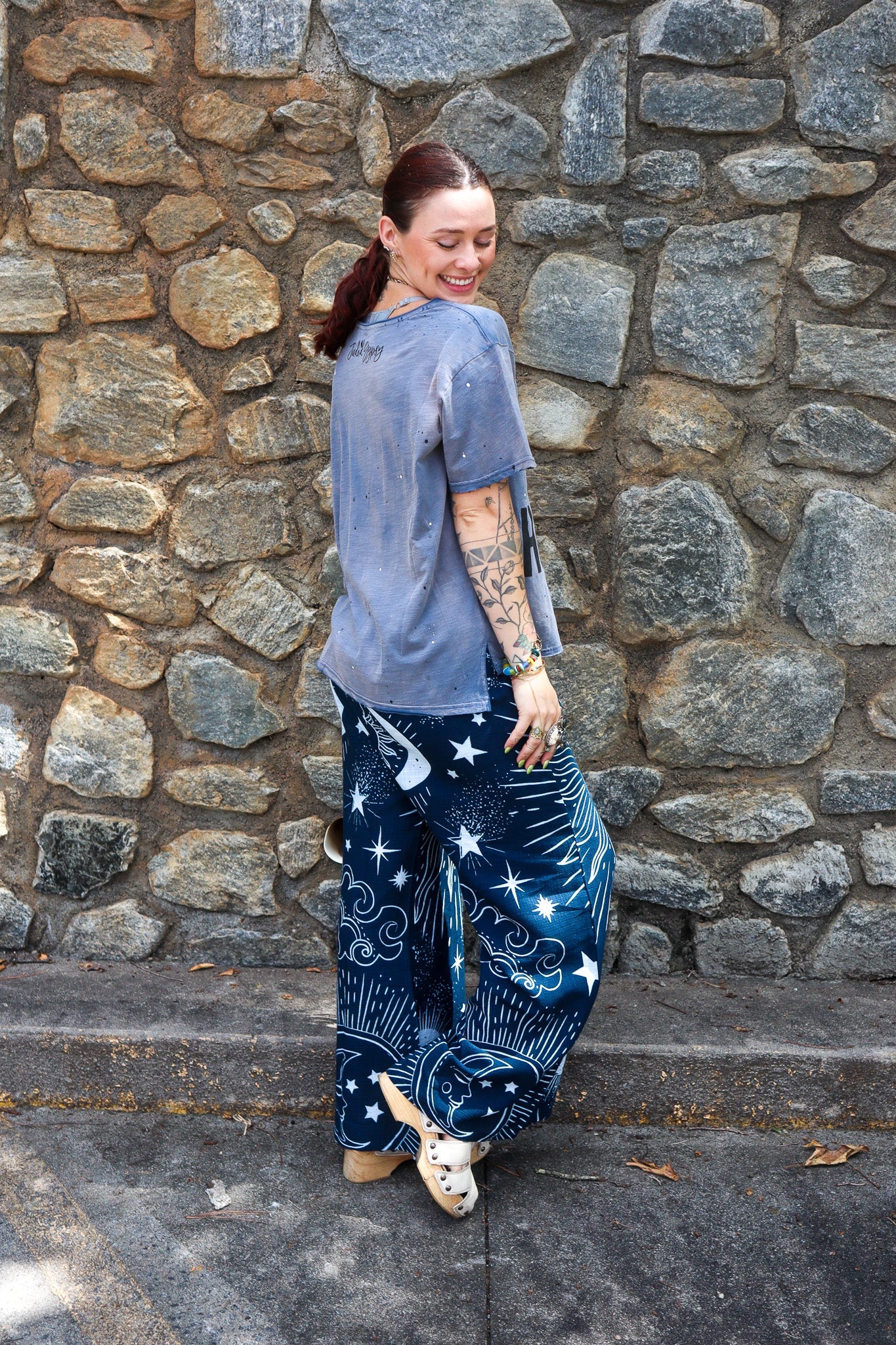 Sun And Moon Lounge Pant - ivyandlavyboutique I LOVE LINEN