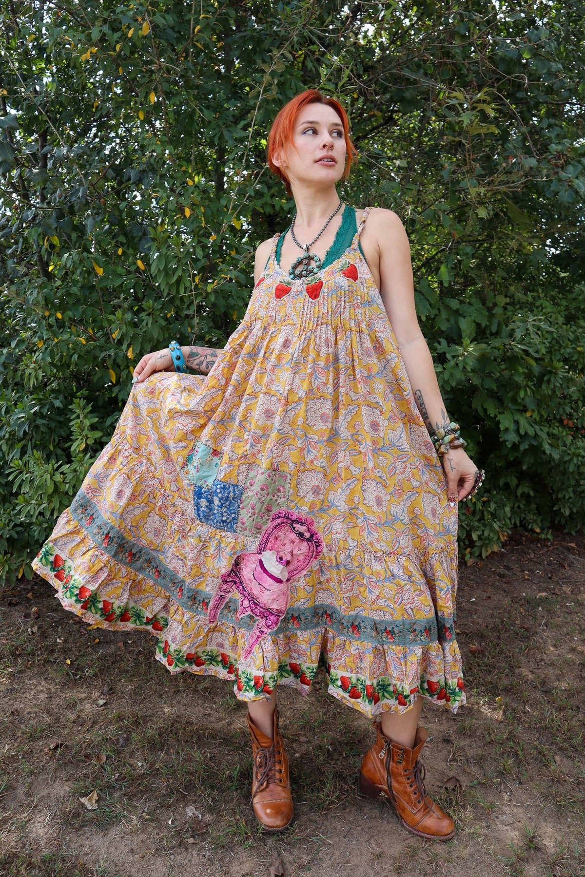 Sunwashed Bloom Dress - ivyandlavyboutique Jaded Gypsy