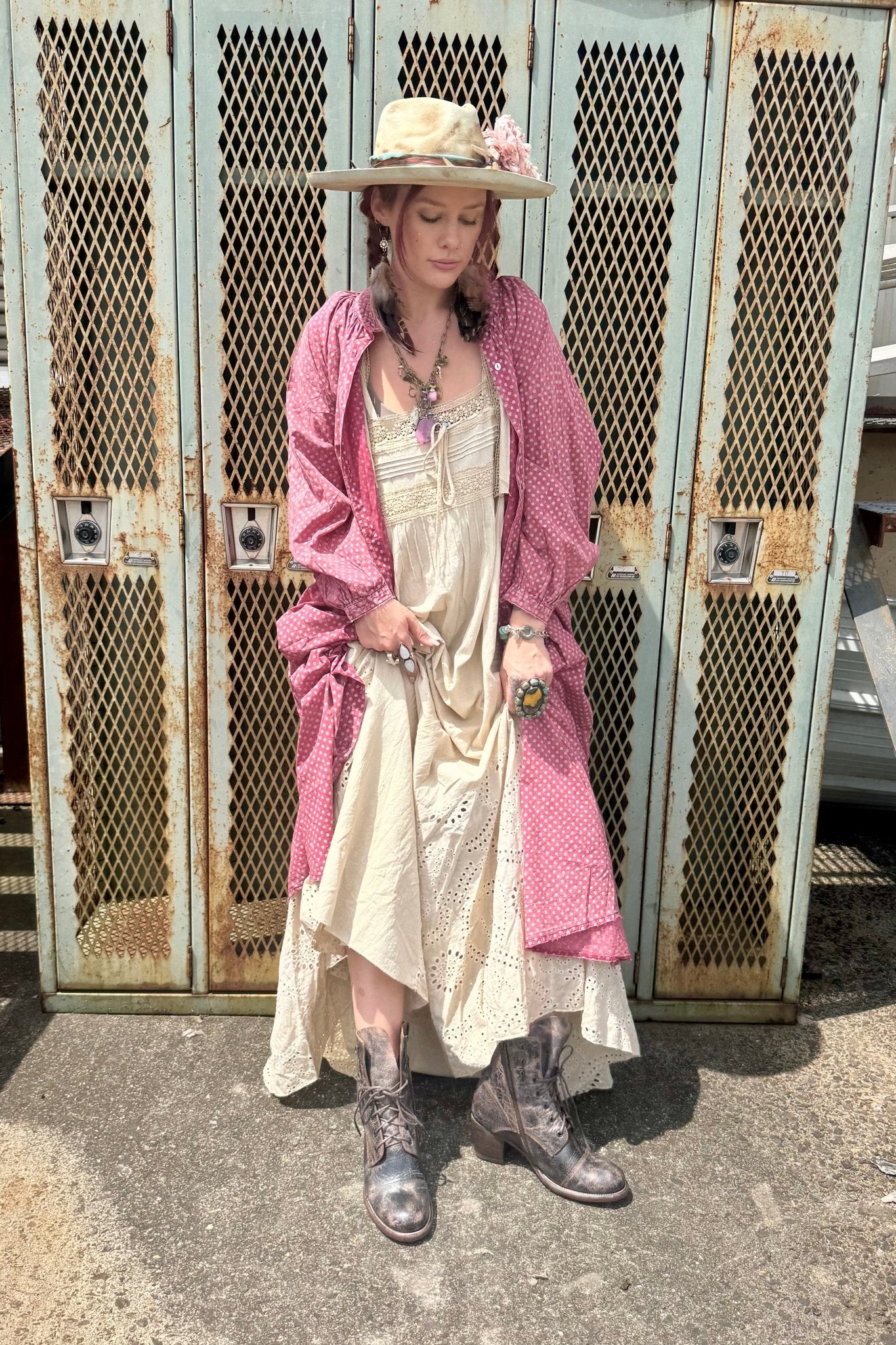 Sweet Nothings Dress - Scarlet Dot: ONE SIZE - ivyandlavyboutique Jaded Gypsy