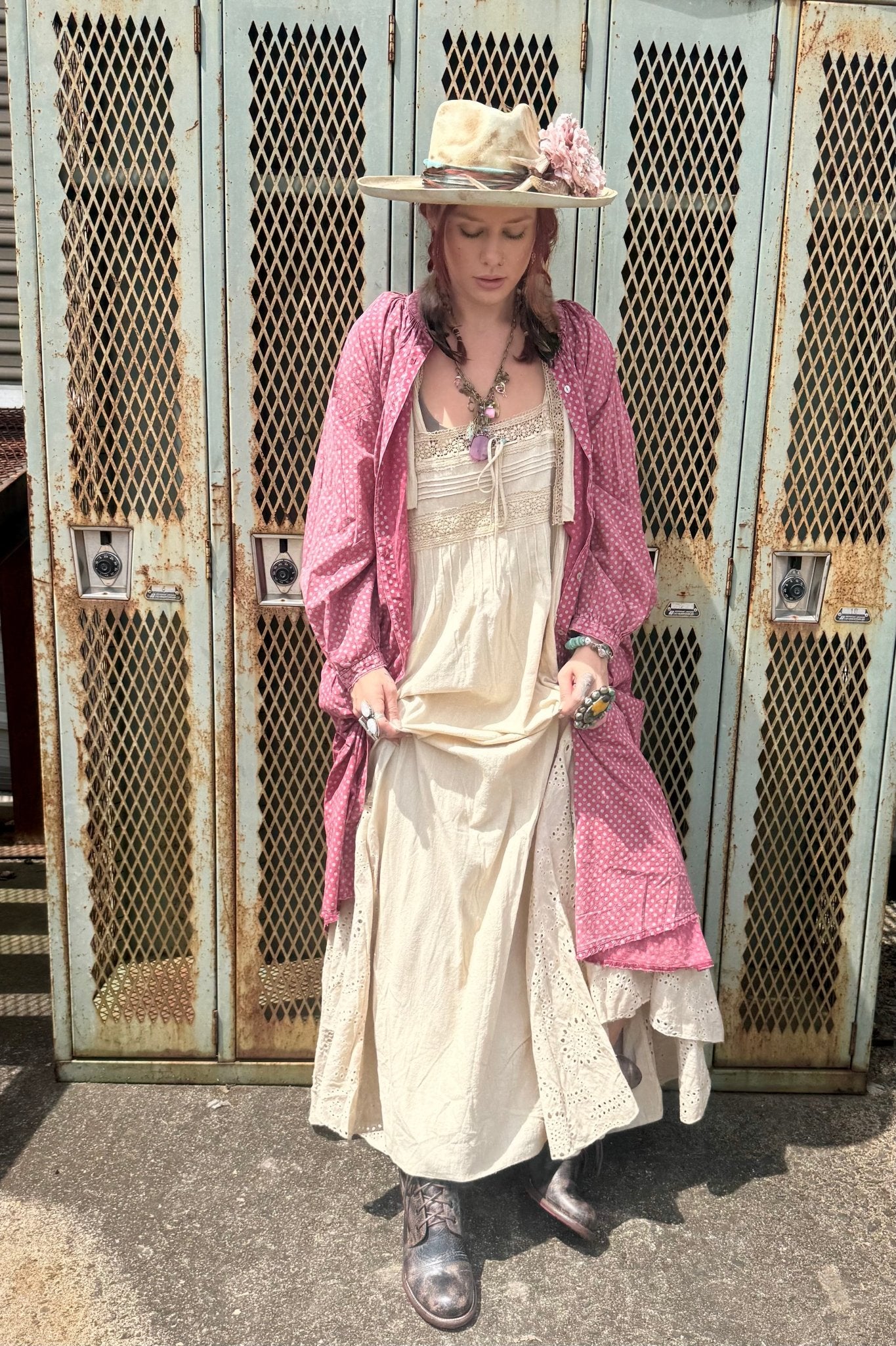 Sweet Nothings Dress - Scarlet Dot: ONE SIZE - ivyandlavyboutique Jaded Gypsy