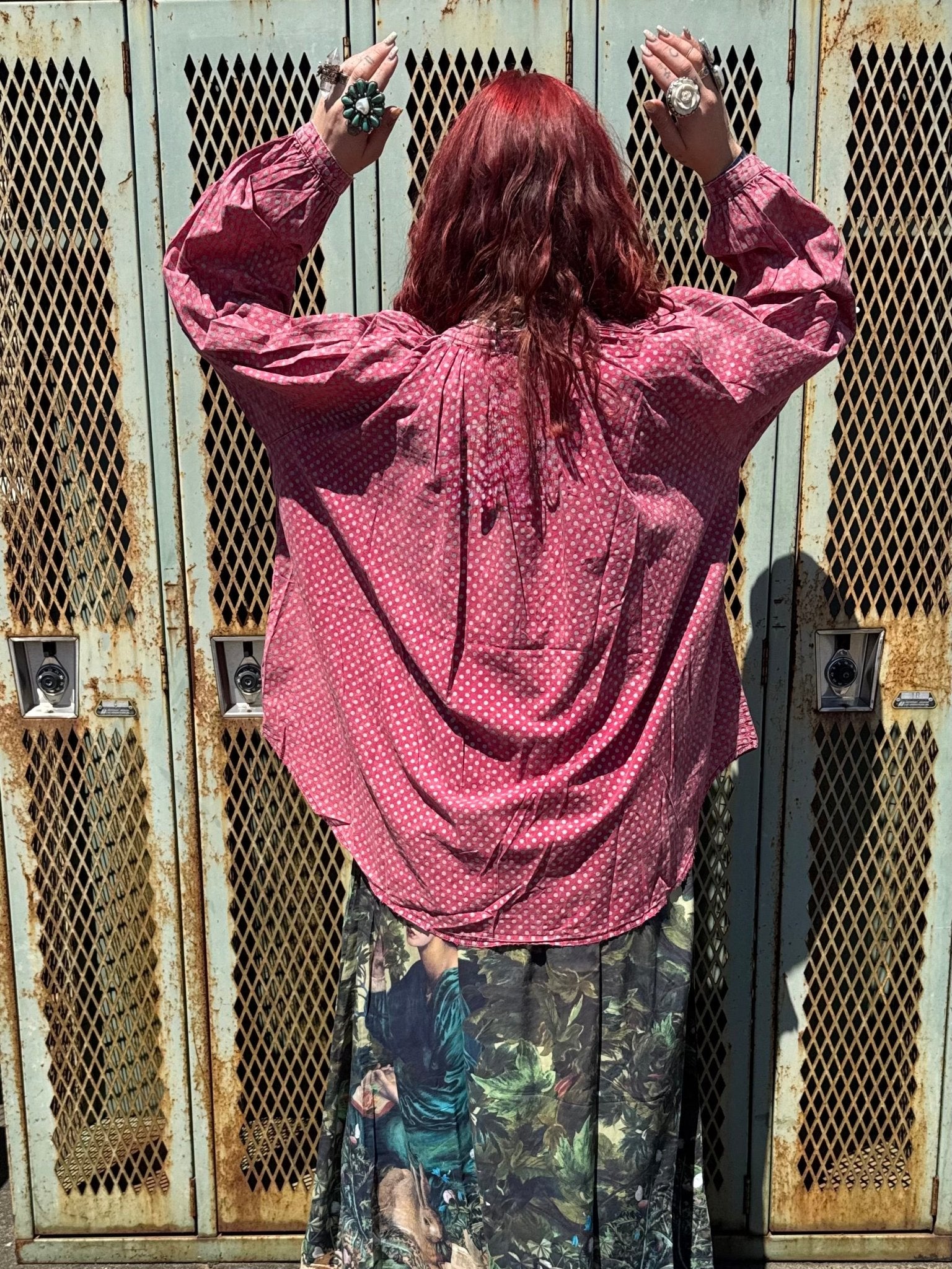 Sweet Nothings Shirt in Scarlet Dot - ivyandlavyboutique Jaded Gypsy