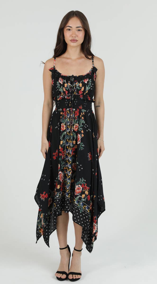 Swing & Flit Strappy Midi Dress - ivyandlavyboutique ANGIE