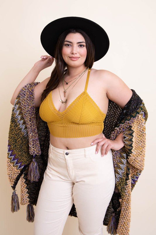 Take Me To The Festival Bralette - ivyandlavyboutique Leto Accessories