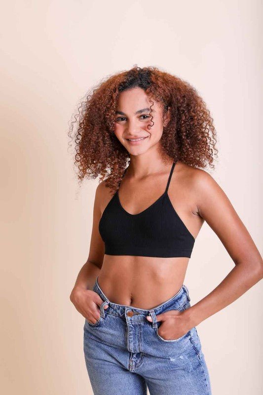 Tattoo Mesh Racerback Bralette - ivyandlavyboutique Leto Accessories