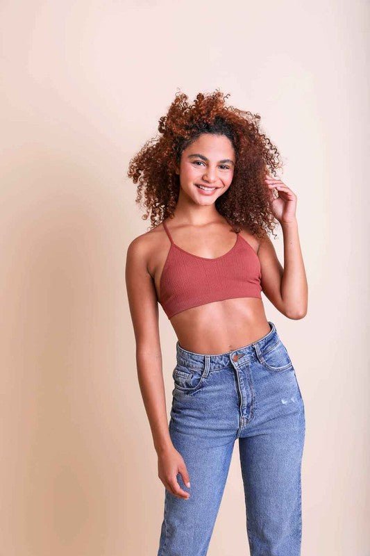 Tattoo Mesh Racerback Bralette - ivyandlavyboutique Leto Accessories