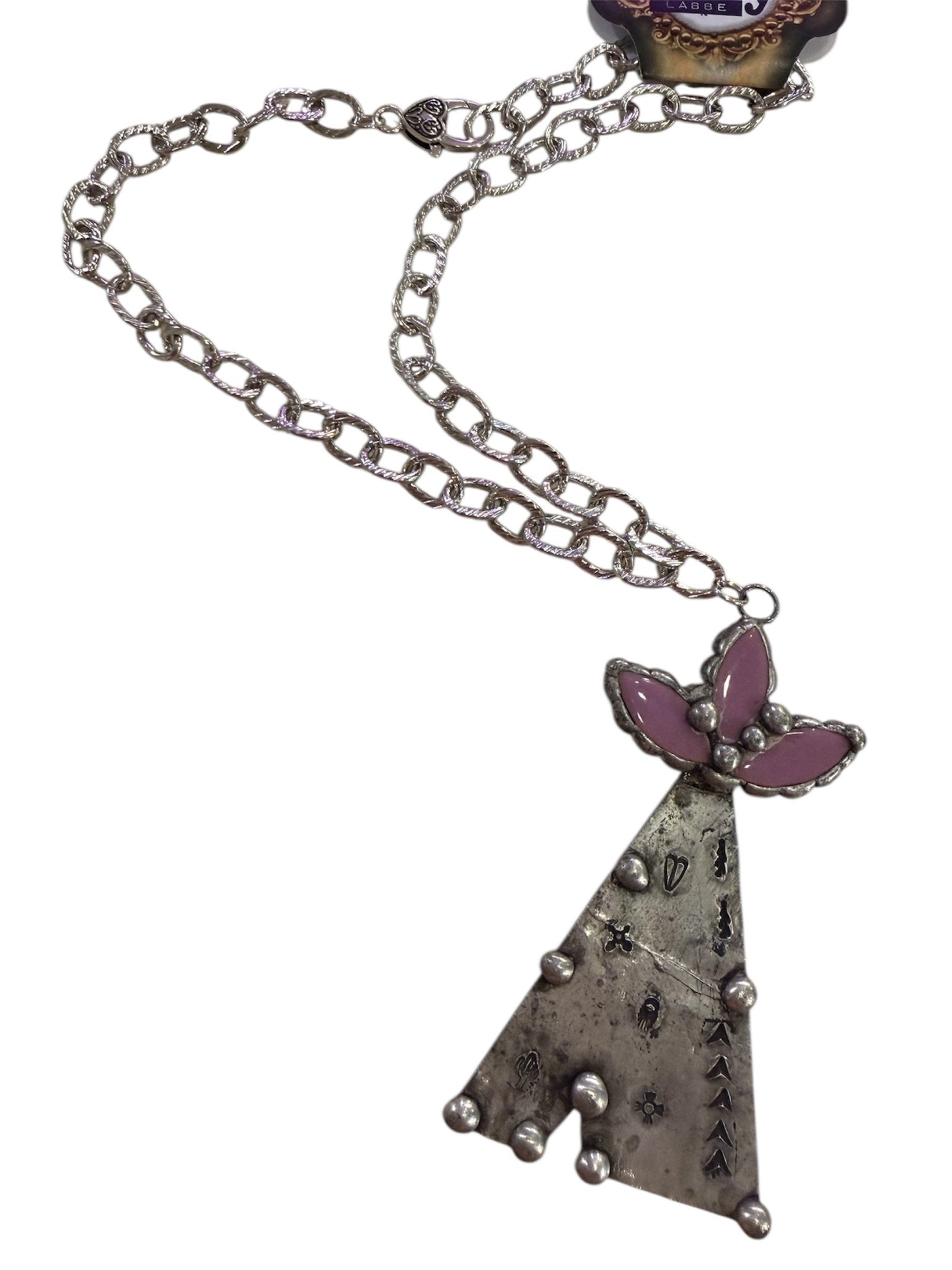 Teepee Necklace - ivyandlavyboutique Art by Amy