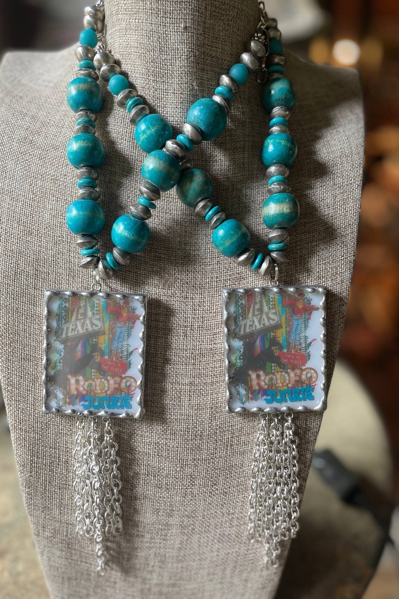 Texas Rodeo Soldered Necklace - ivyandlavyboutique Gypsy South