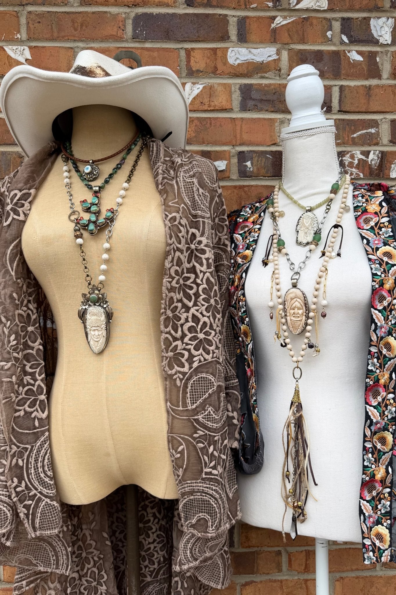 The Big One Statement Handmade Necklace - ivyandlavyboutique ivyandlavyboutique