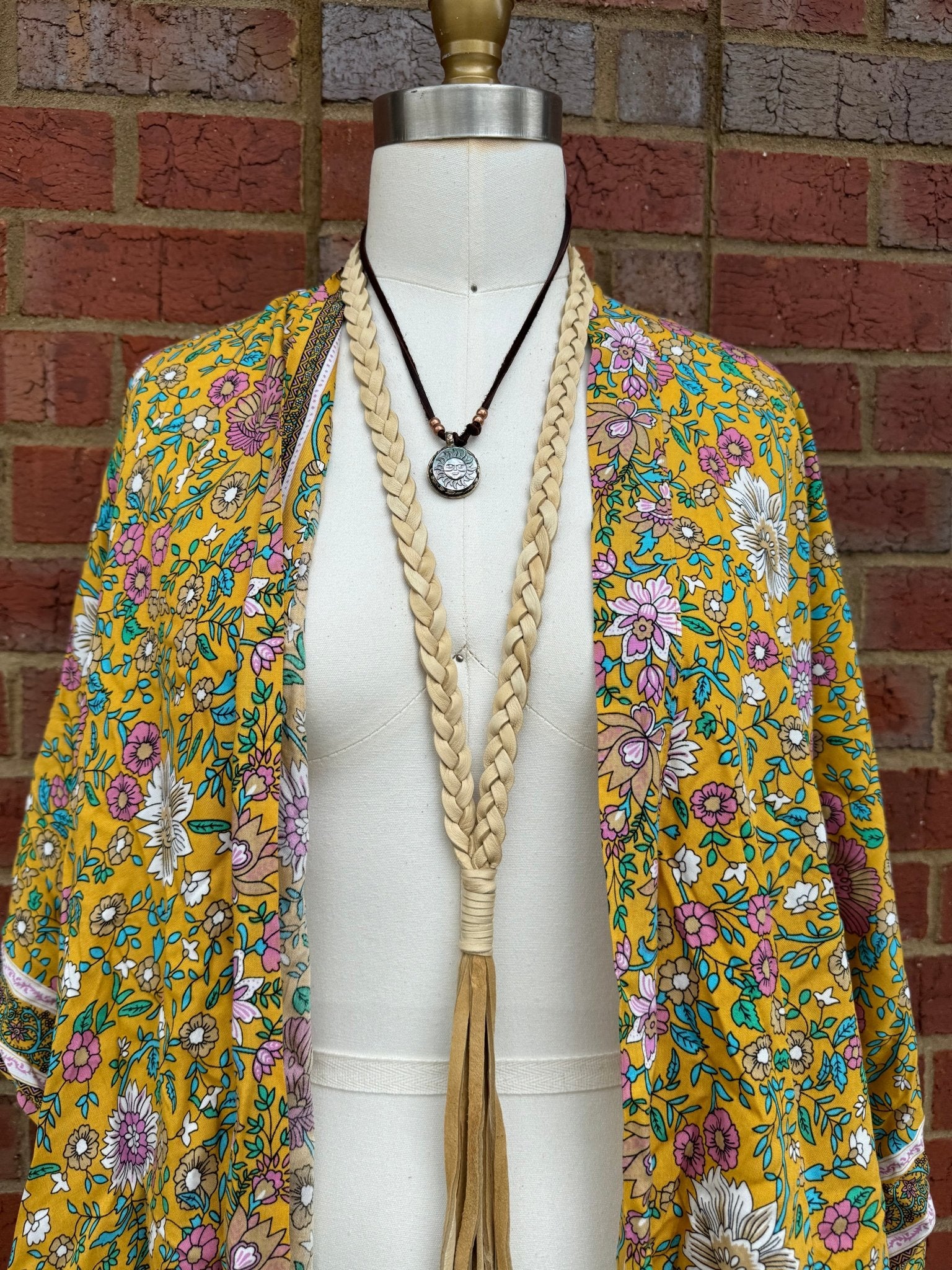 The Boho Leather Tassel Statement Necklace - ivyandlavyboutique ivyandlavyboutique