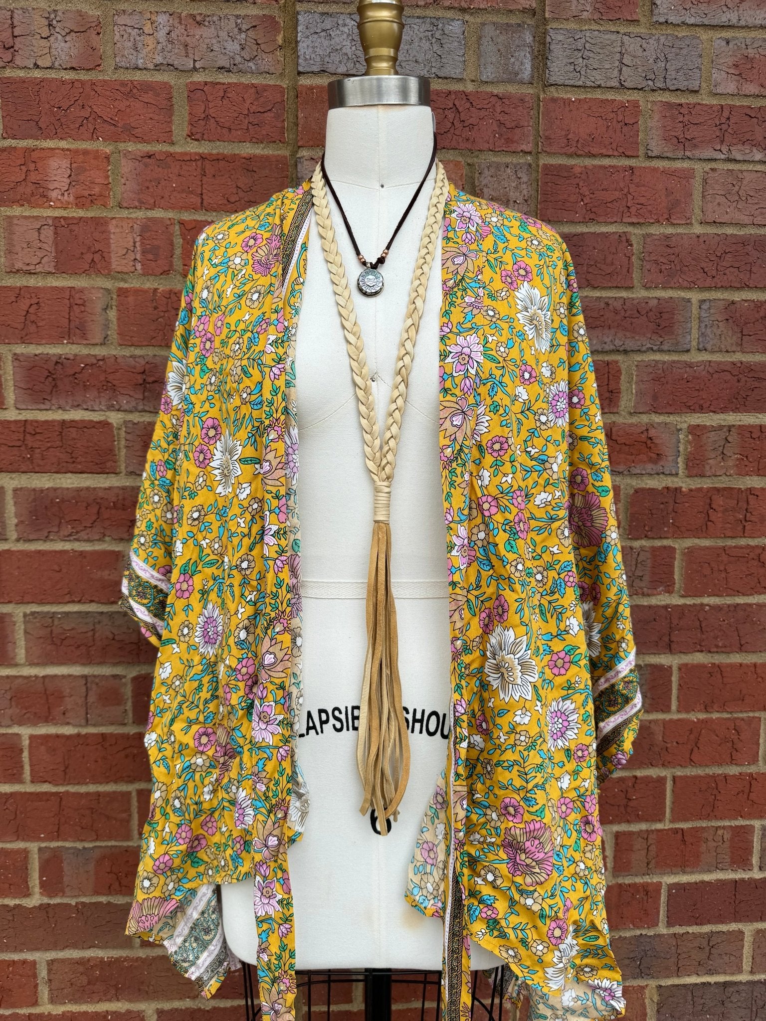 The Boho Leather Tassel Statement Necklace - ivyandlavyboutique ivyandlavyboutique