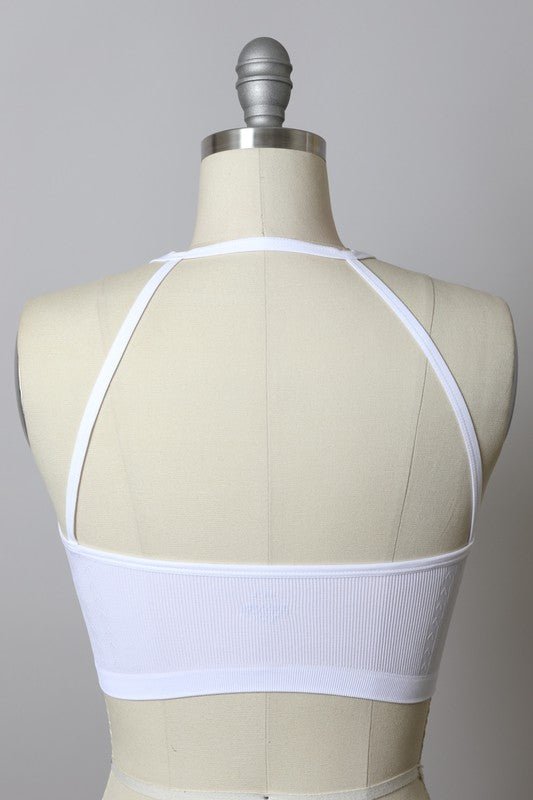 The Chrissy Seamless Longline Pullover Bralette - ivyandlavyboutique Leto Accessories