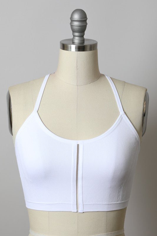 The Chrissy Seamless Longline Pullover Bralette - ivyandlavyboutique Leto Accessories