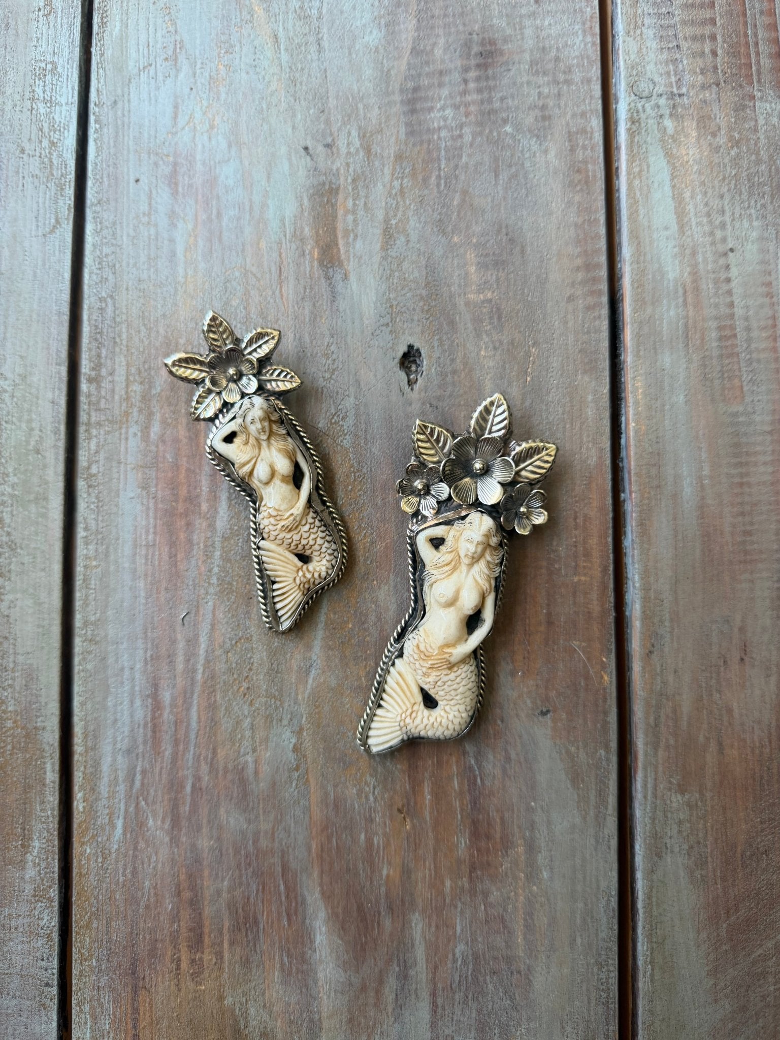 The Flowered Mermaid Pendant - ivyandlavyboutique ivyandlavyboutique