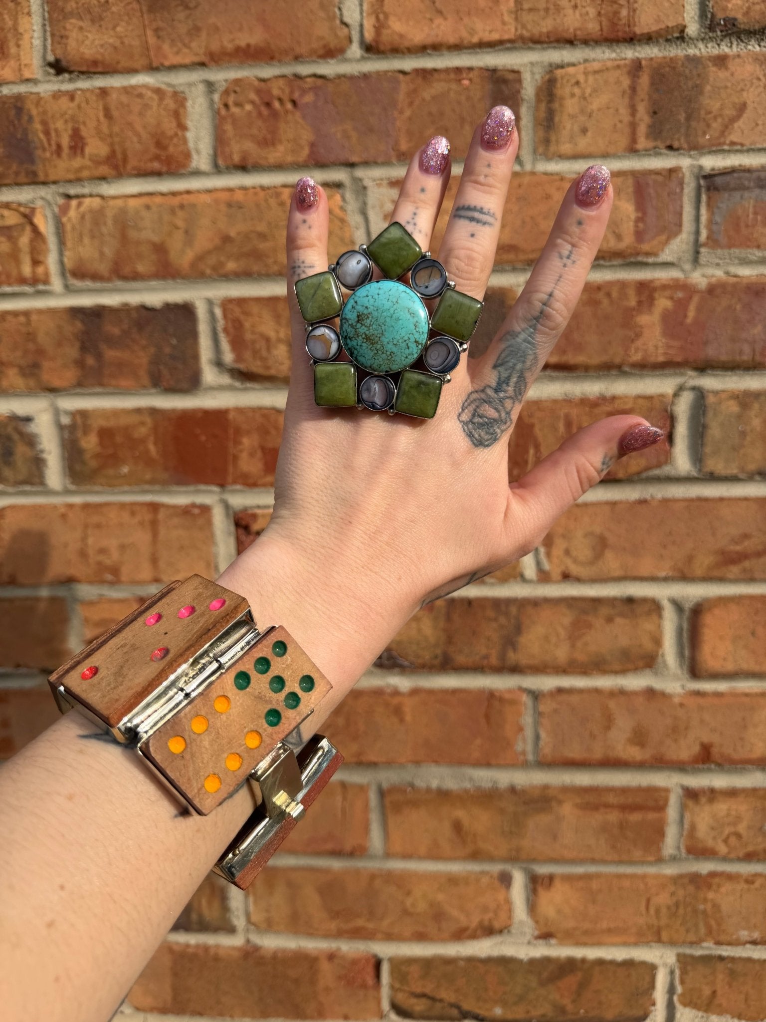 The Green Garden Ring - ivyandlavyboutique ivyandlavyboutique