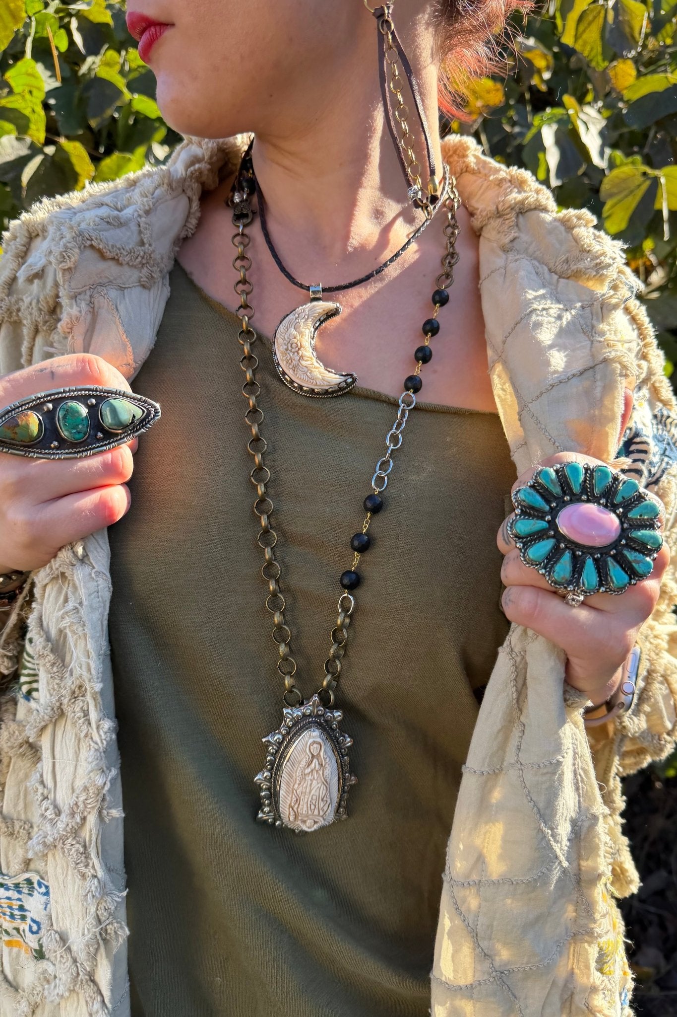 The Lady Handmade Necklace - ivyandlavyboutique ivyandlavyboutique