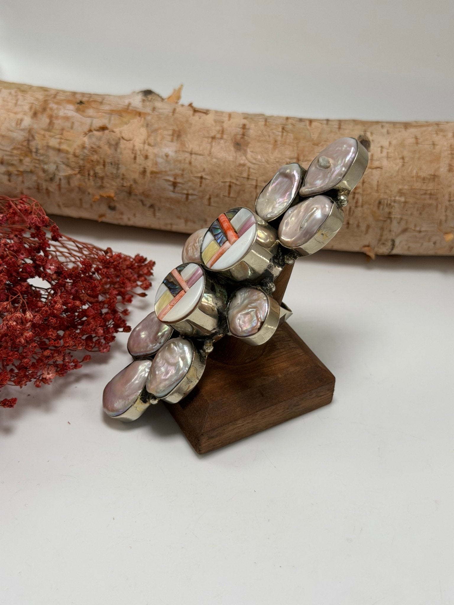 The Mismatch Pearl Ring Statement Ring - ivyandlavyboutique ivyandlavyboutique