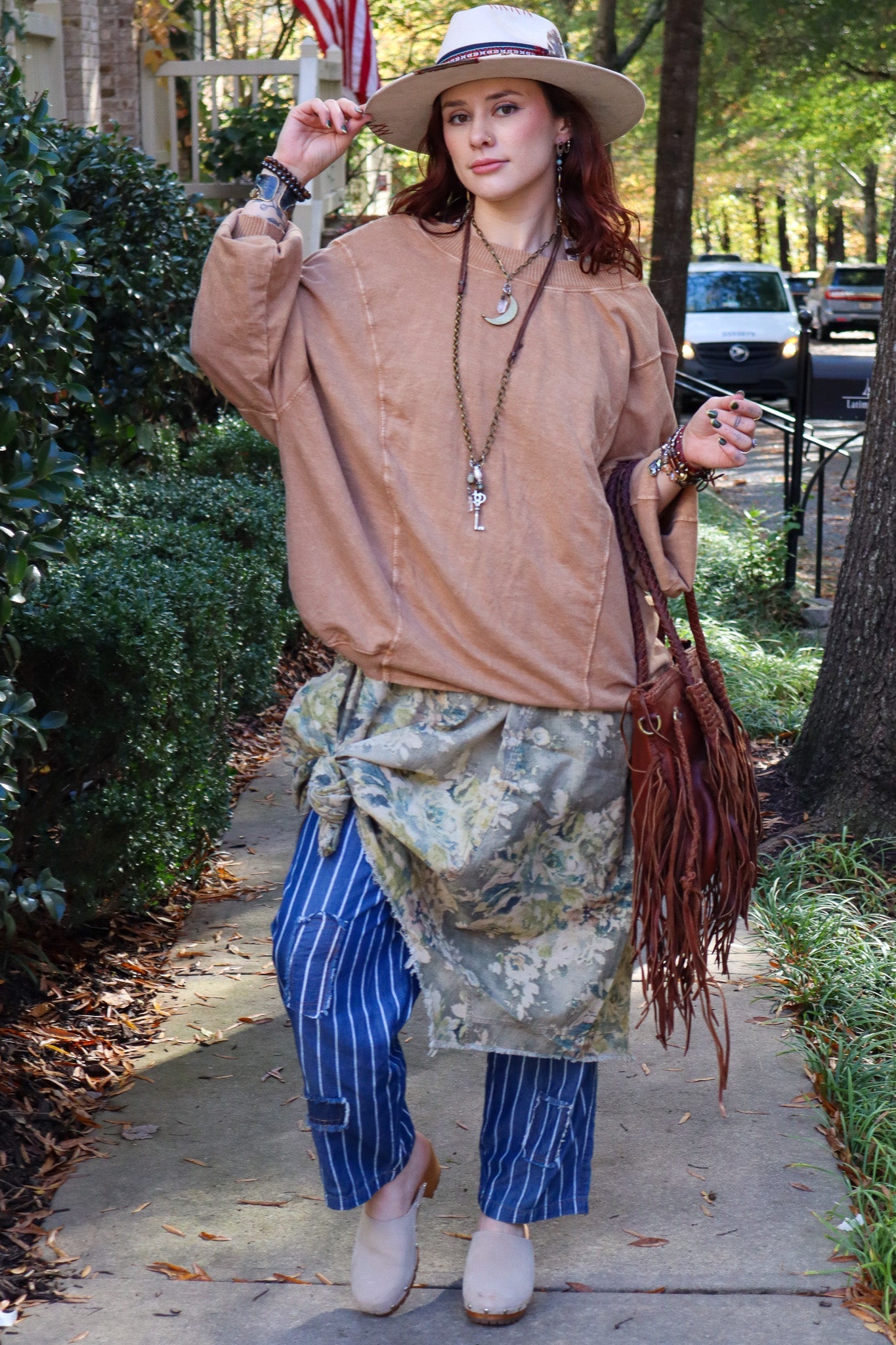 The Shelly Leather Bag - ivyandlavyboutique american darling