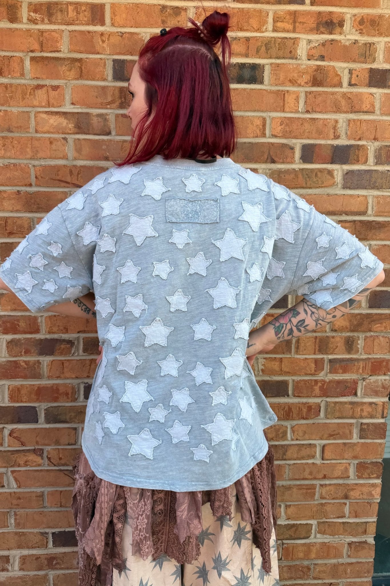 The Stars at Night Top - ivyandlavyboutique Blue Velvet