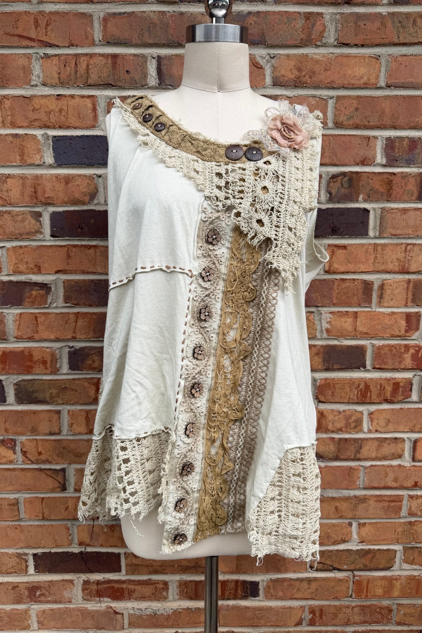 The Tattered Rose Tank - ivyandlavyboutique A Rare Bird Shop