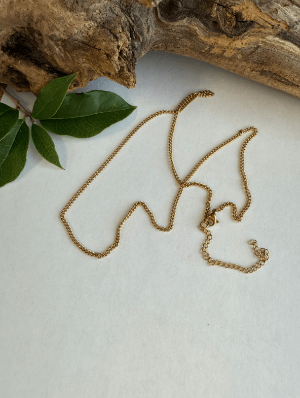 Thin Gold Link Chain Necklace - ivyandlavyboutique Spirit Lala