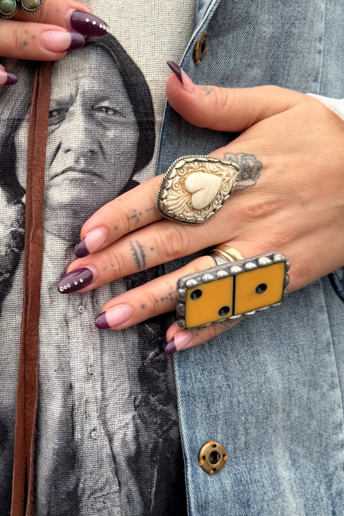 Tibetan Sacred Heart Ring - ivyandlavyboutique ivyandlavyboutique