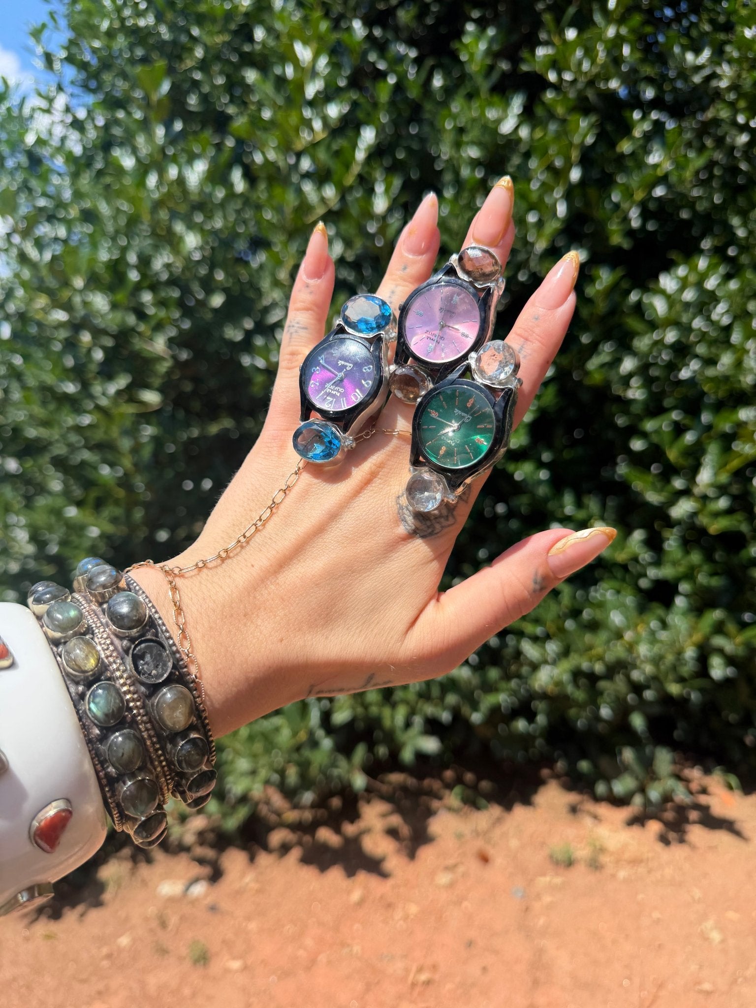 Tick Tock Stacked Ring - ivyandlavyboutique ivyandlavyboutique