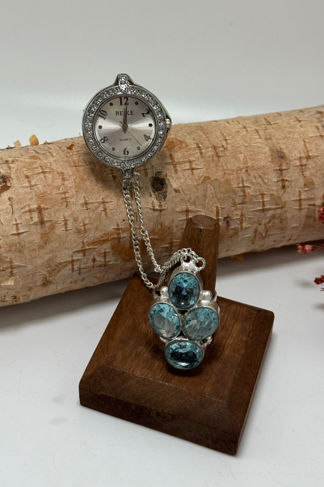Tick Tok Double Ring - 1 - ivyandlavyboutique ivyandlavyboutique