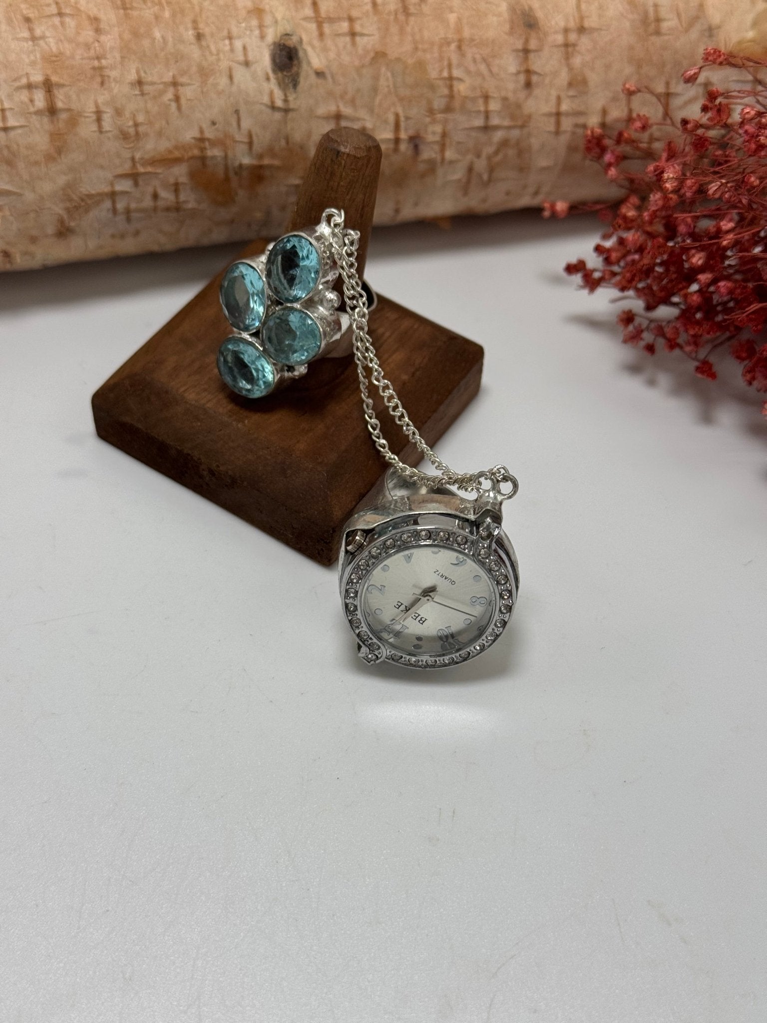 Tick Tok Double Ring - 1 - ivyandlavyboutique ivyandlavyboutique
