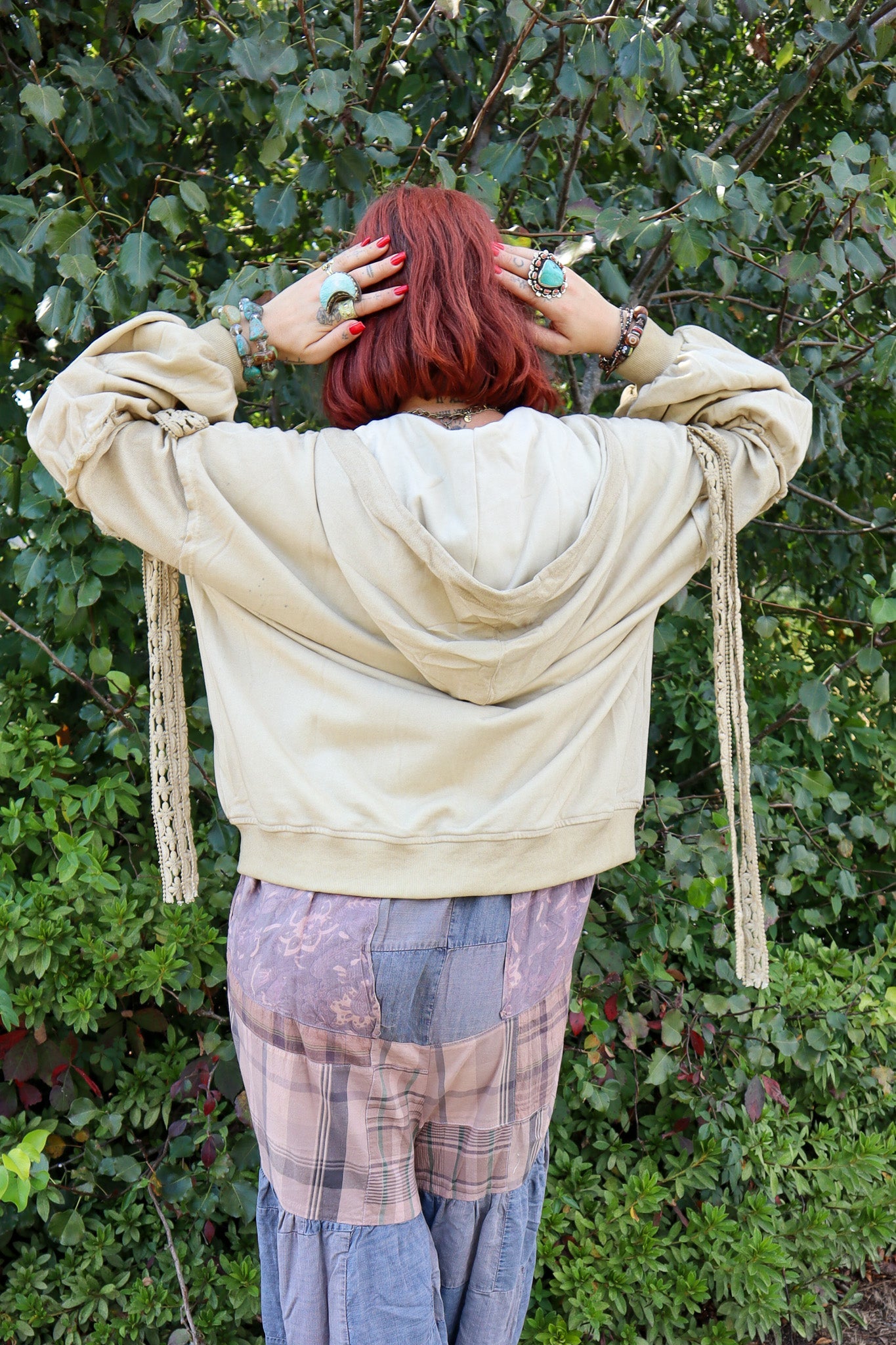 Tied About Jacket - Tea Stain - ivyandlavyboutique Jaded Gypsy