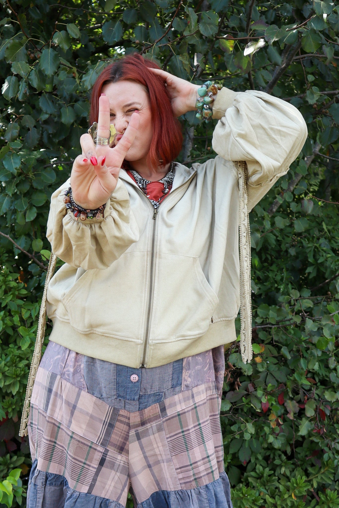 Tied About Jacket - Tea Stain - ivyandlavyboutique Jaded Gypsy