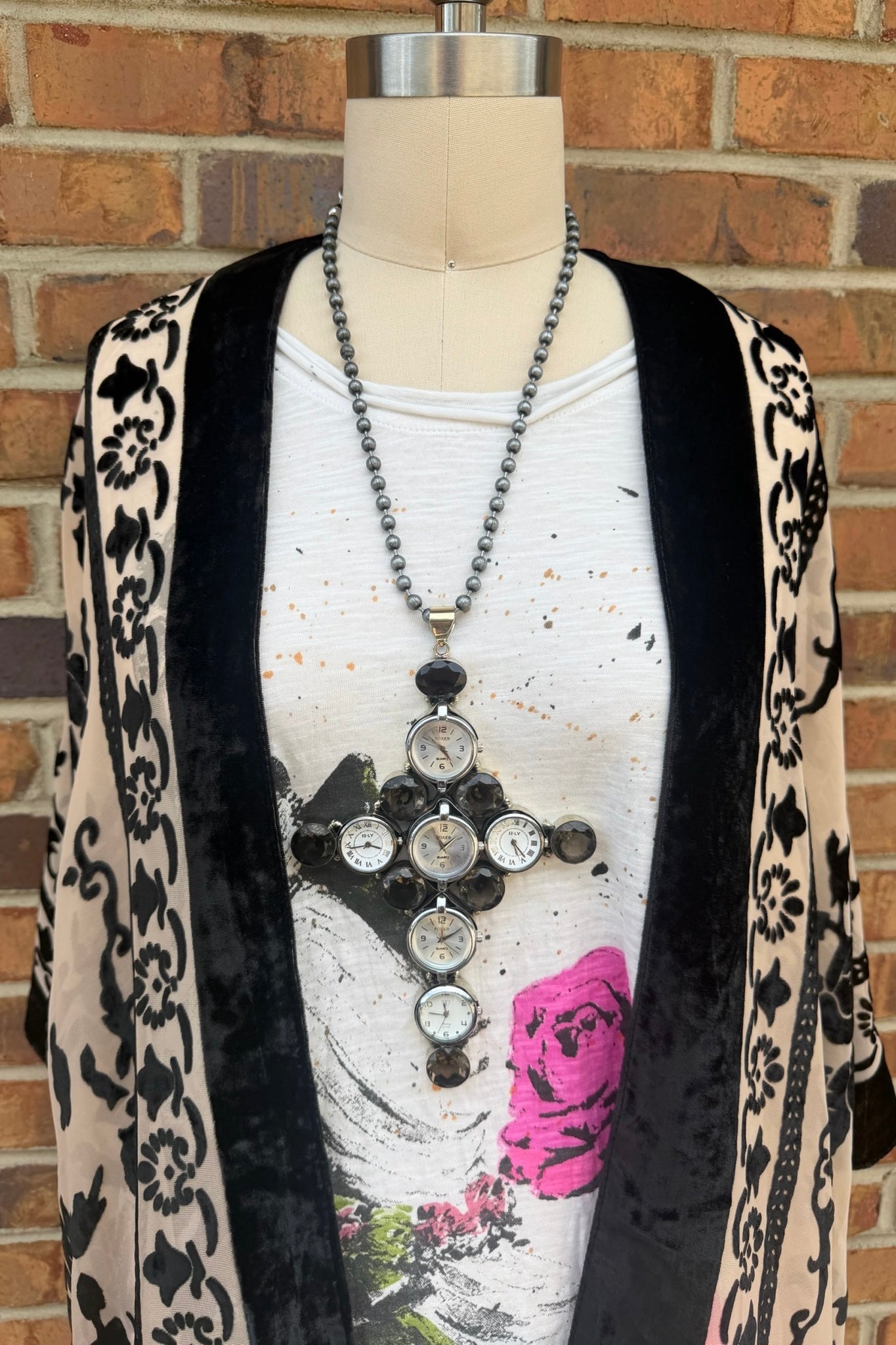 Times a Ticking Statement Necklace - ivyandlavyboutique ivyandlavyboutique